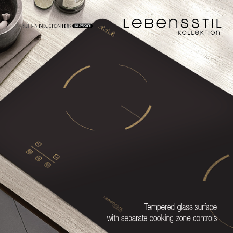 TEMPERED GLASS BUILT-IN INDUCTION HOB LKIH-P7220PH